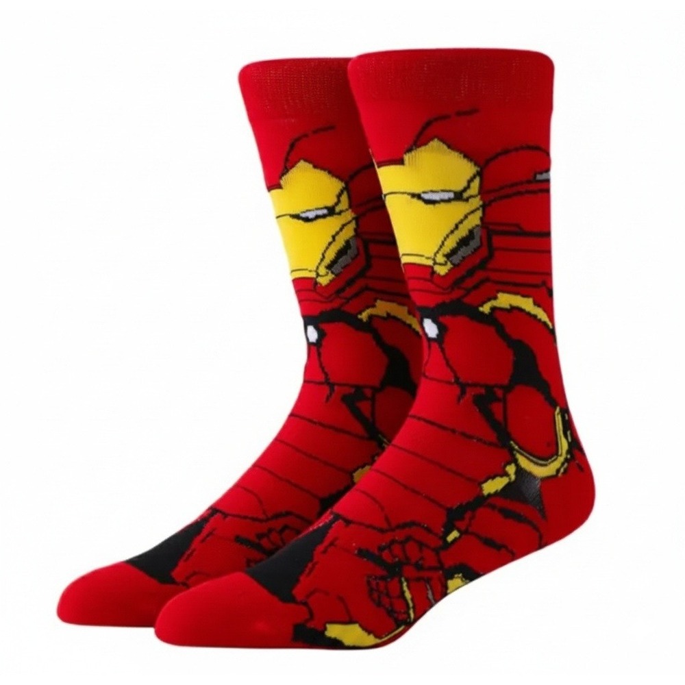 Ironman Superhero Custom Crew Socks